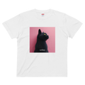 urday【Animal／Black Cat／P】フォトTシャツ（9335582）ホワイト/urday（マミアン）