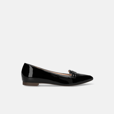 10% OFF: 2024SSBI: Low-cut pointed-toe loafers (124) Black E